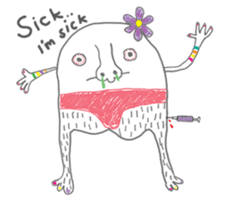 Crazy drawings sticker #9813968