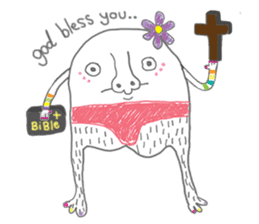 Crazy drawings sticker #9813972