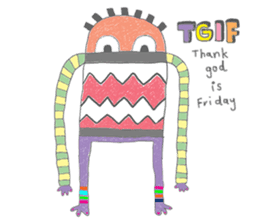 Crazy drawings sticker #9813978