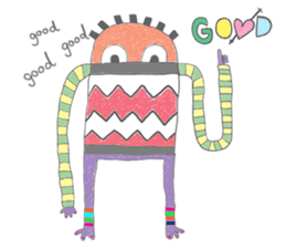 Crazy drawings sticker #9813980