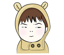 Triplets & Mukji sticker #9814205