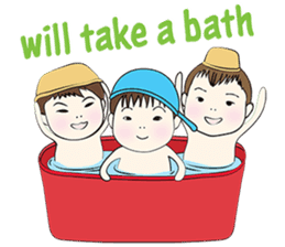 Triplets & Mukji sticker #9814236