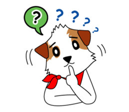 Jack Russell terrier cherry sticker #9814525