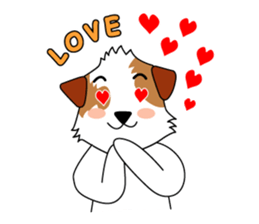 Jack Russell terrier cherry sticker #9814535