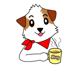 Jack Russell terrier cherry sticker #9814540