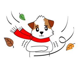 Jack Russell terrier cherry sticker #9814552
