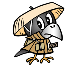 Wandering crow sticker #9814560