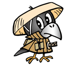 Wandering crow sticker #9814560