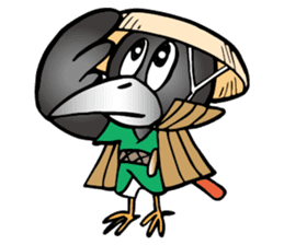 Wandering crow sticker #9814564