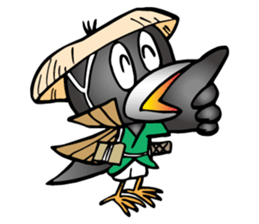 Wandering crow sticker #9814565