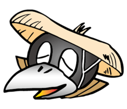 Wandering crow sticker #9814572