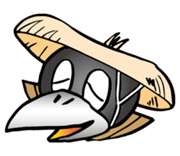 Wandering crow sticker #9814572