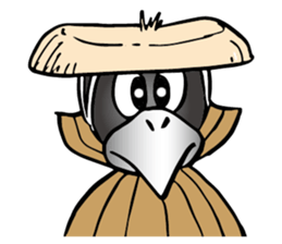 Wandering crow sticker #9814574