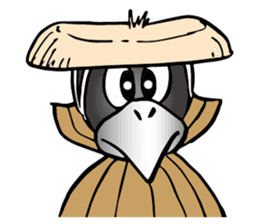 Wandering crow sticker #9814574