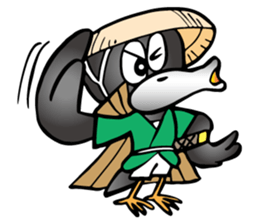 Wandering crow sticker #9814580