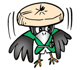 Wandering crow sticker #9814582