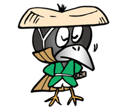 Wandering crow sticker #9814584