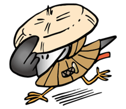 Wandering crow sticker #9814591