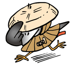 Wandering crow sticker #9814591