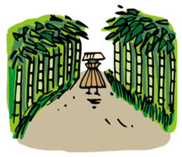 Wandering crow sticker #9814598