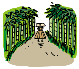 Wandering crow sticker #9814598