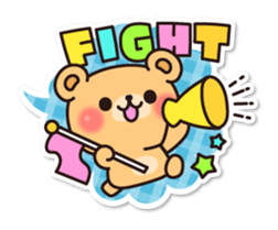 Use! Balloon seal bear sticker #9814602