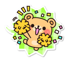 Use! Balloon seal bear sticker #9814603