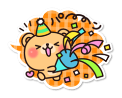 Use! Balloon seal bear sticker #9814634