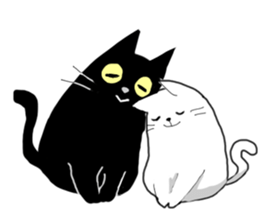 Versatile sticker of black cat sticker #9815118