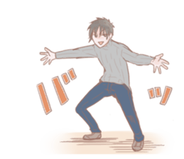 oh!pathetic guy! sticker #9816114