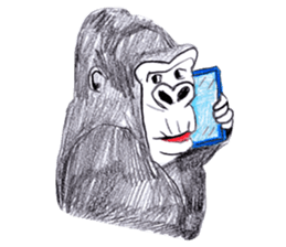 Gorilla of the gorilla sticker #9816160