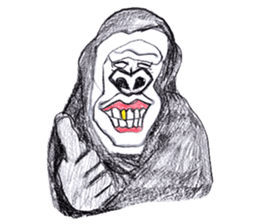 Gorilla of the gorilla sticker #9816162
