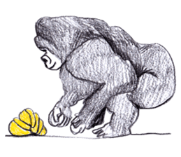 Gorilla of the gorilla sticker #9816169