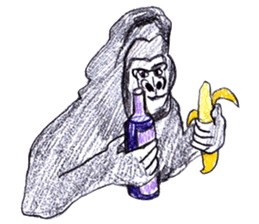 Gorilla of the gorilla sticker #9816181