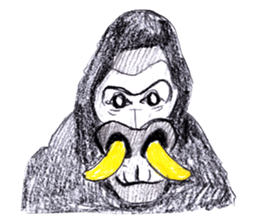 Gorilla of the gorilla sticker #9816187