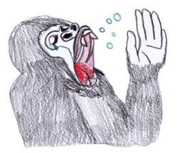 Gorilla of the gorilla sticker #9816189