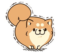 Plump dog (Explosion) sticker #9816243