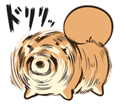Plump dog (Explosion) sticker #9816266