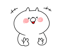 The smile of cat 7 sticker #9816293