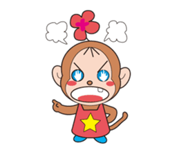clovre monkey sticker #9816682