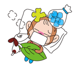 clovre monkey sticker #9816710