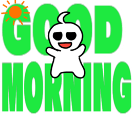 Big letter English sticker sticker #9816722