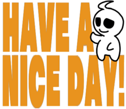 Big letter English sticker sticker #9816726