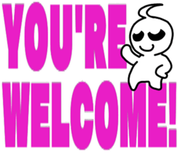 Big letter English sticker sticker #9816731