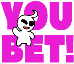 Big letter English sticker sticker #9816738