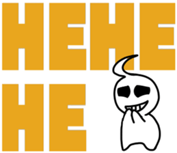 Big letter English sticker sticker #9816754