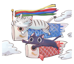 STRAYCATS in spring and summer sticker #9816851