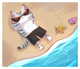 STRAYCATS in spring and summer sticker #9816865