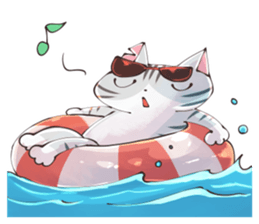 STRAYCATS in spring and summer sticker #9816868