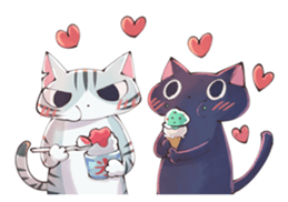 STRAYCATS in spring and summer sticker #9816871